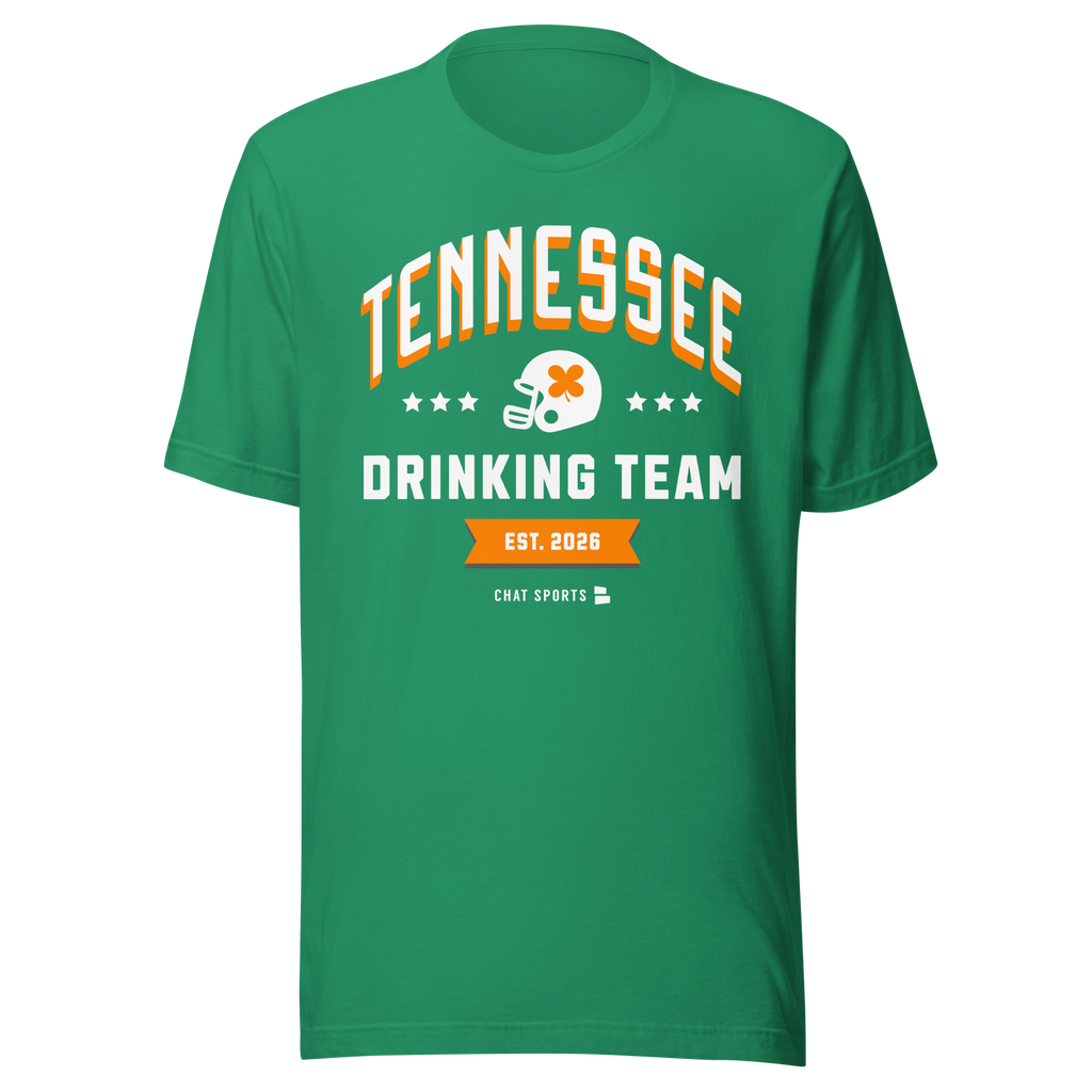 Tennessee Drinking Team T-Shirt | St. Patrick's Day – Chat Sports Tennessee Drinking Team T-Shirt | St. Patrick's Day – Chat Sports