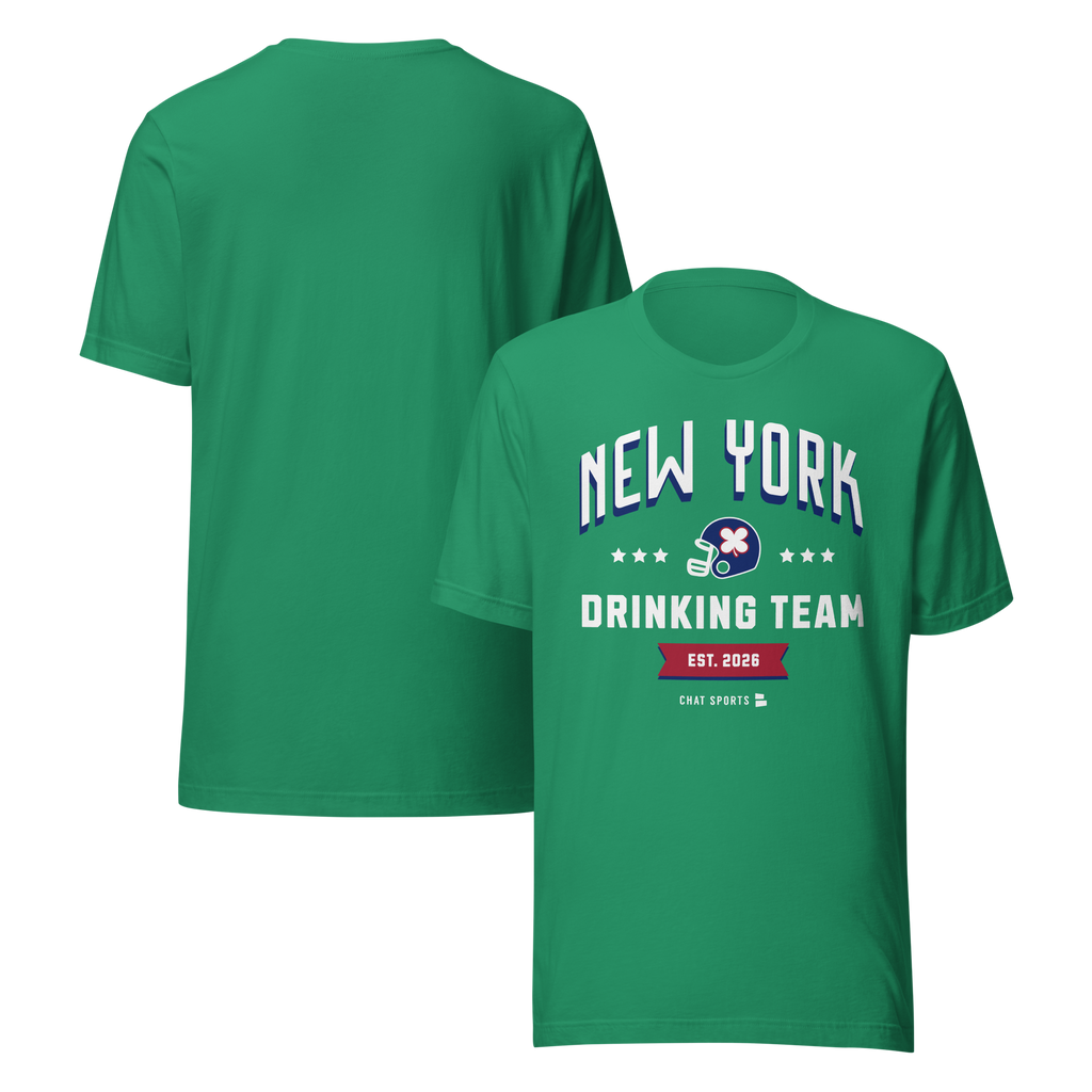 New York Football Drinking Team T-Shirt | St. Patrick's Day