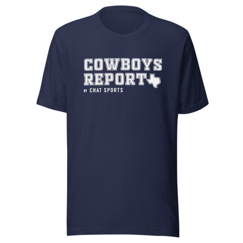 Cowboys Report T-Shirt from Chat Sports Cowboys Report T-Shirt from Chat Sports