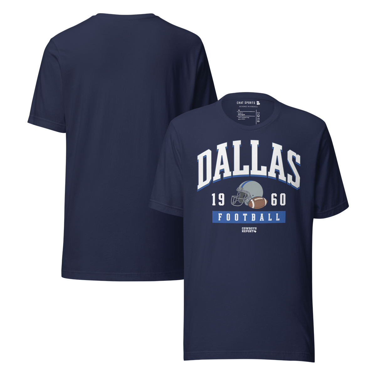 Dallas Football 1960 T-Shirt from Cowboys Report