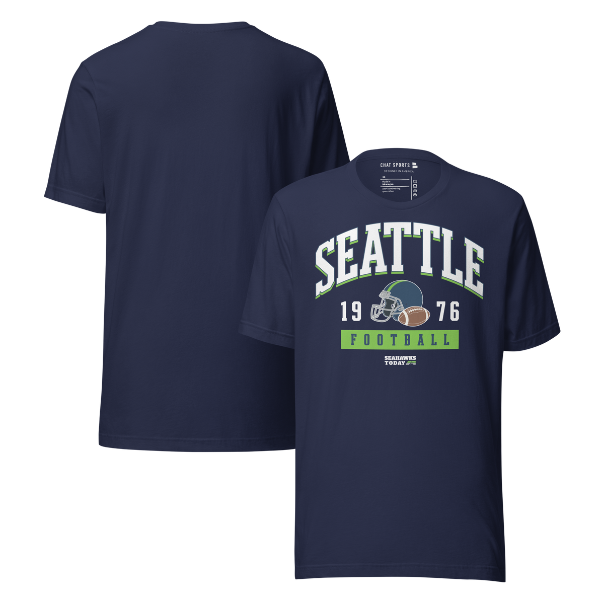 Seattle 1976 T-Shirt from Seahawks Today