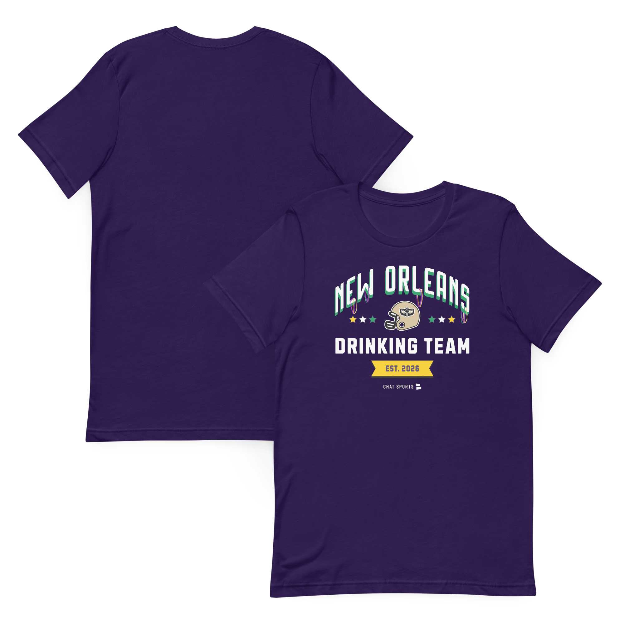 New Orleans Drinking Team T-Shirt | Mardi Gras
