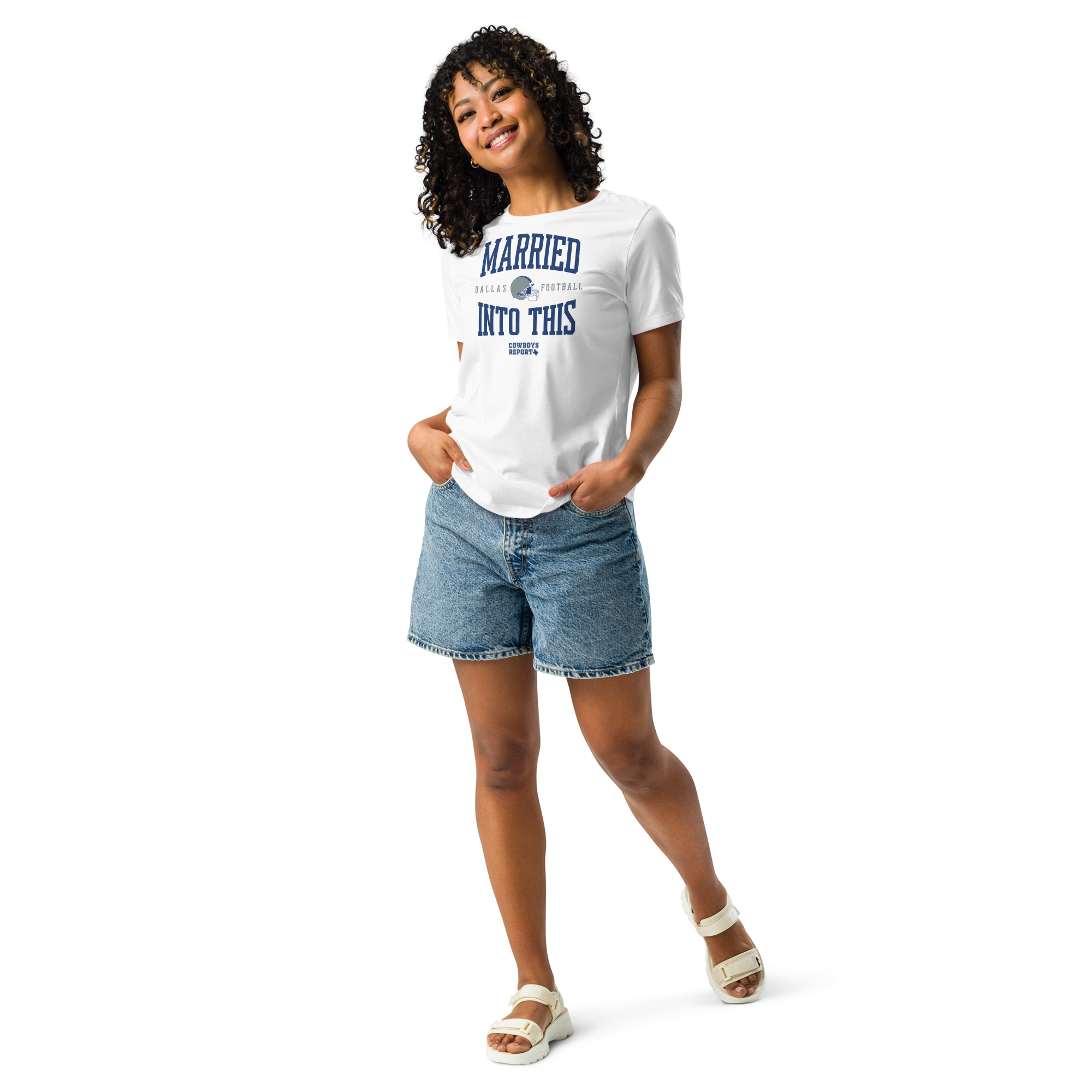 MARRIED INTO THIS | Dallas Football Women's Relaxed T-Shirt