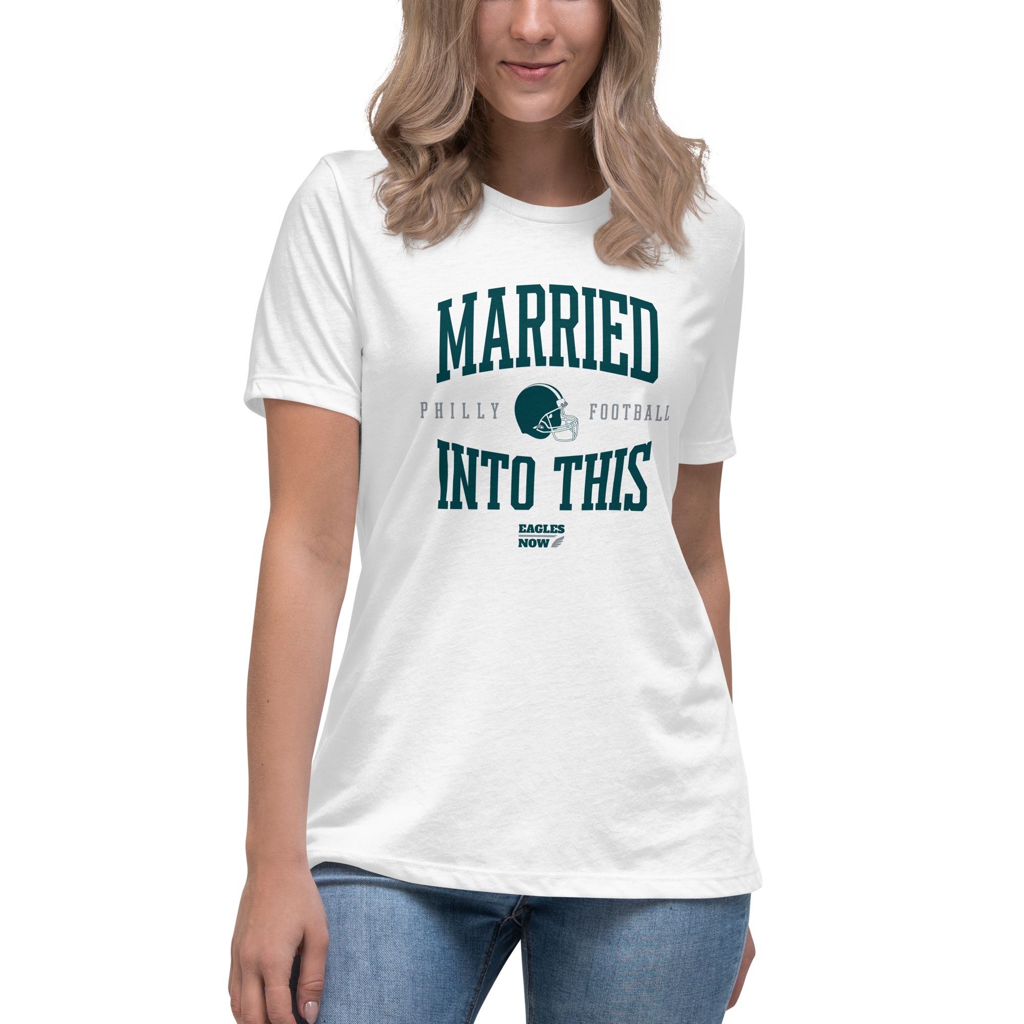 MARRIED INTO THIS | Philadelphia Football Women's Relaxed T-Shirt